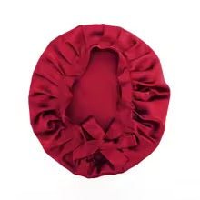Satin Silk Single Layered Stylish Bonnet Cap with Ties for Hair Protection - Fatisha Boutique