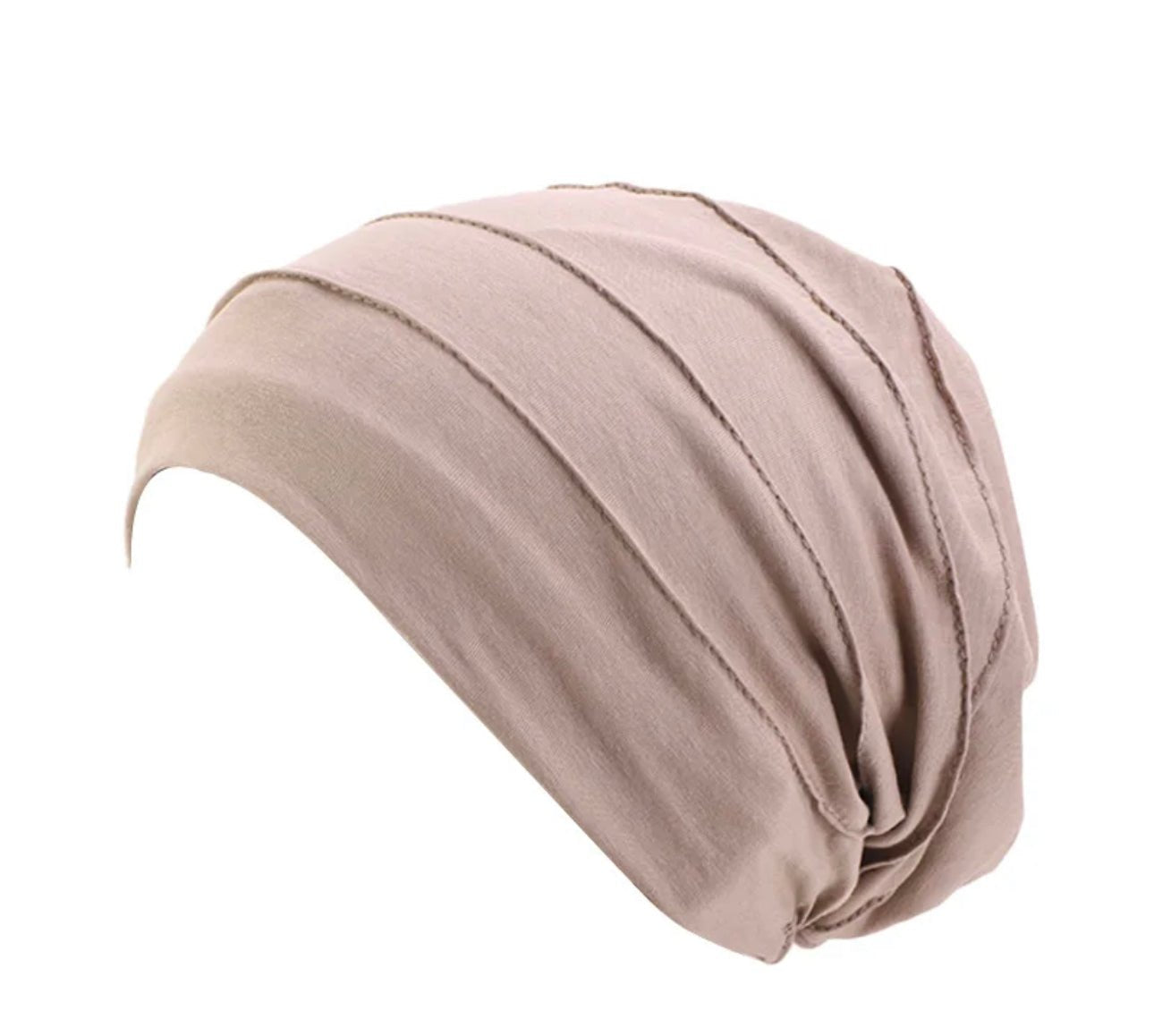 Soft Double Layered Ready to Wear Turban Beanie Caps - Fatisha Boutique