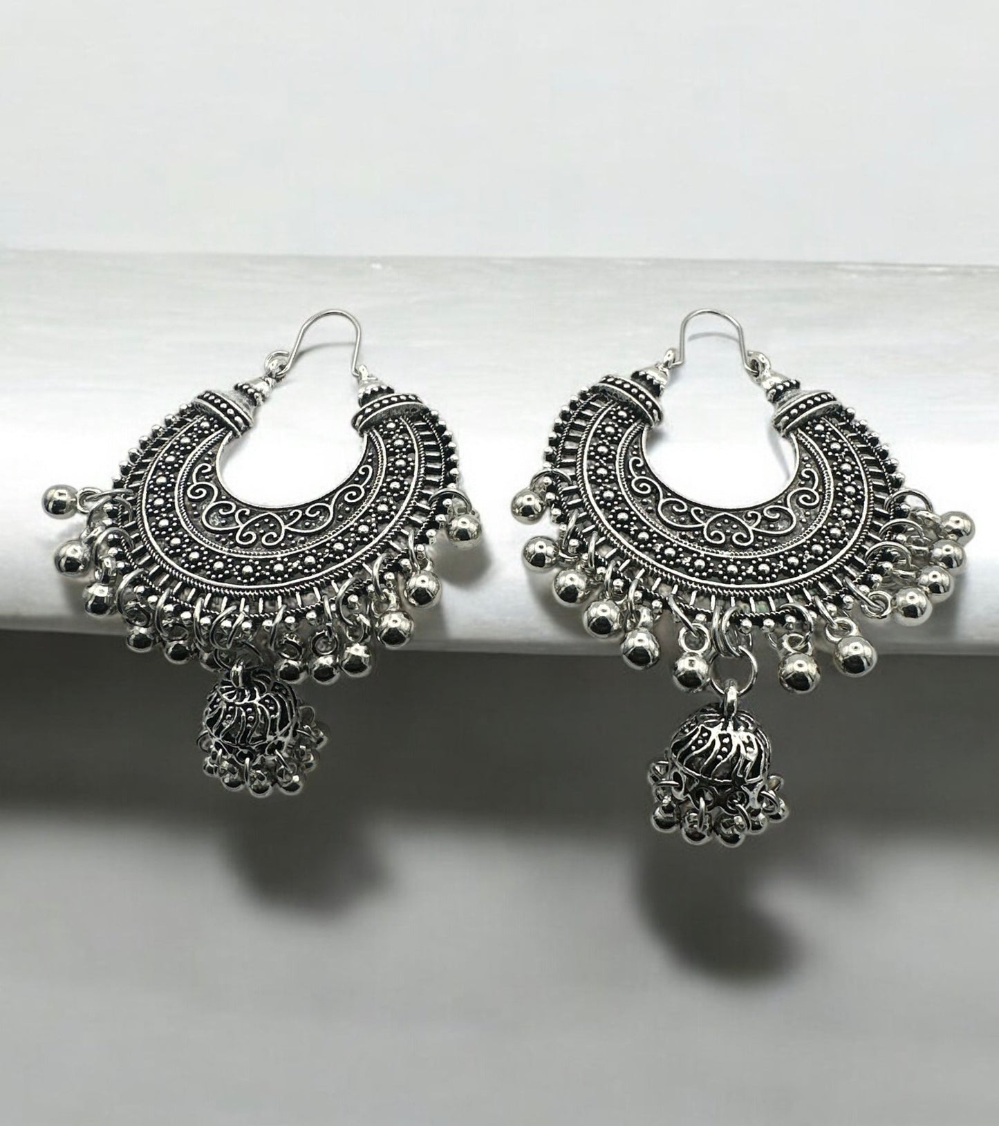 Vintage Antique Boho Jhumka Dangle EthnicEarrings - Fatisha Boutique