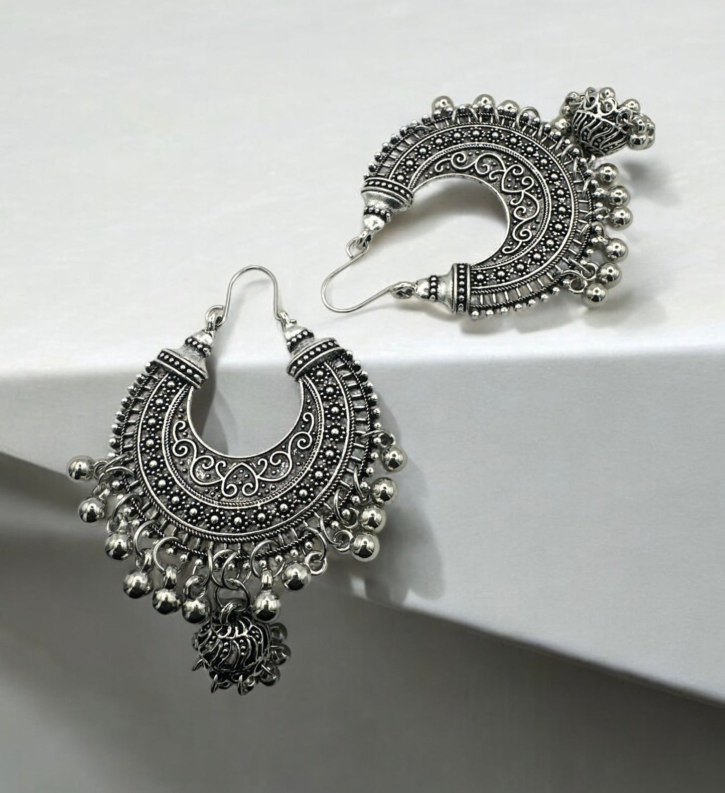 Vintage Antique Boho Jhumka Dangle EthnicEarrings - Fatisha Boutique