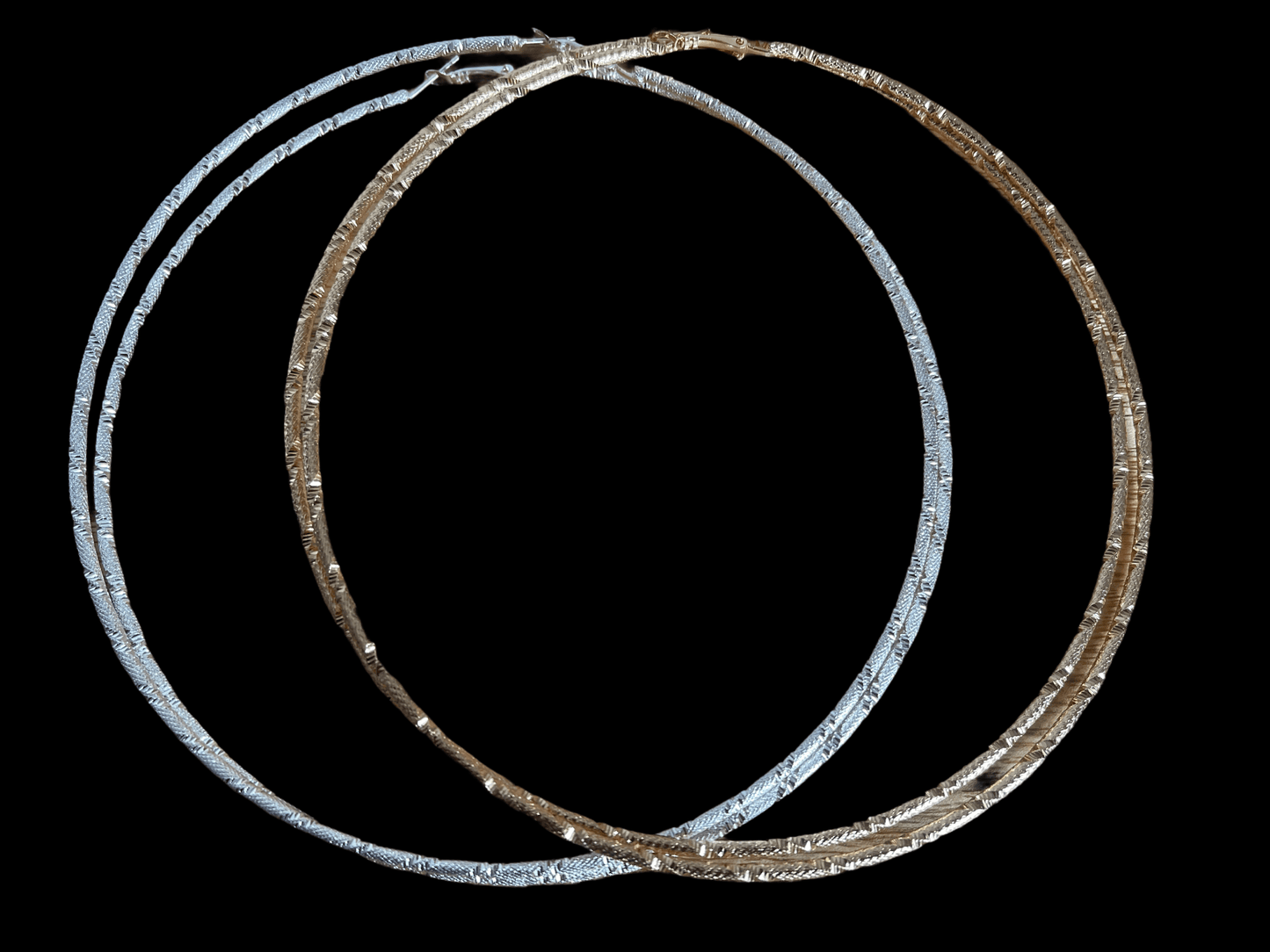 14CM Oversized Statement Hoop Earrings - Fatisha Boutique