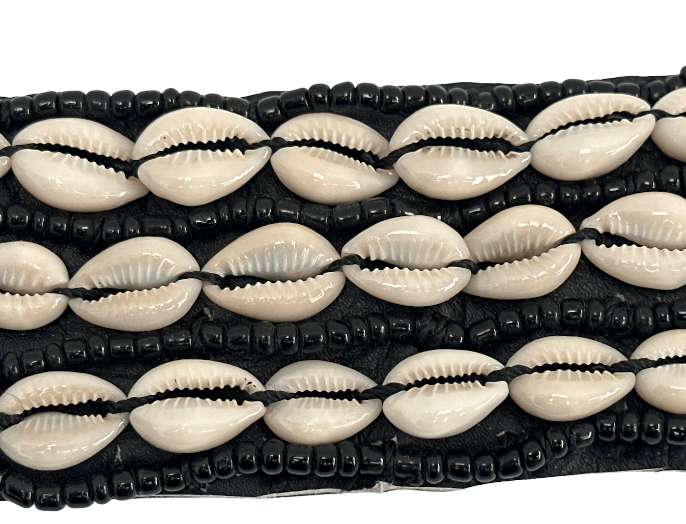 Authentic African Cowrie Seashell Beaded Choker Necklace - Fatisha Boutique