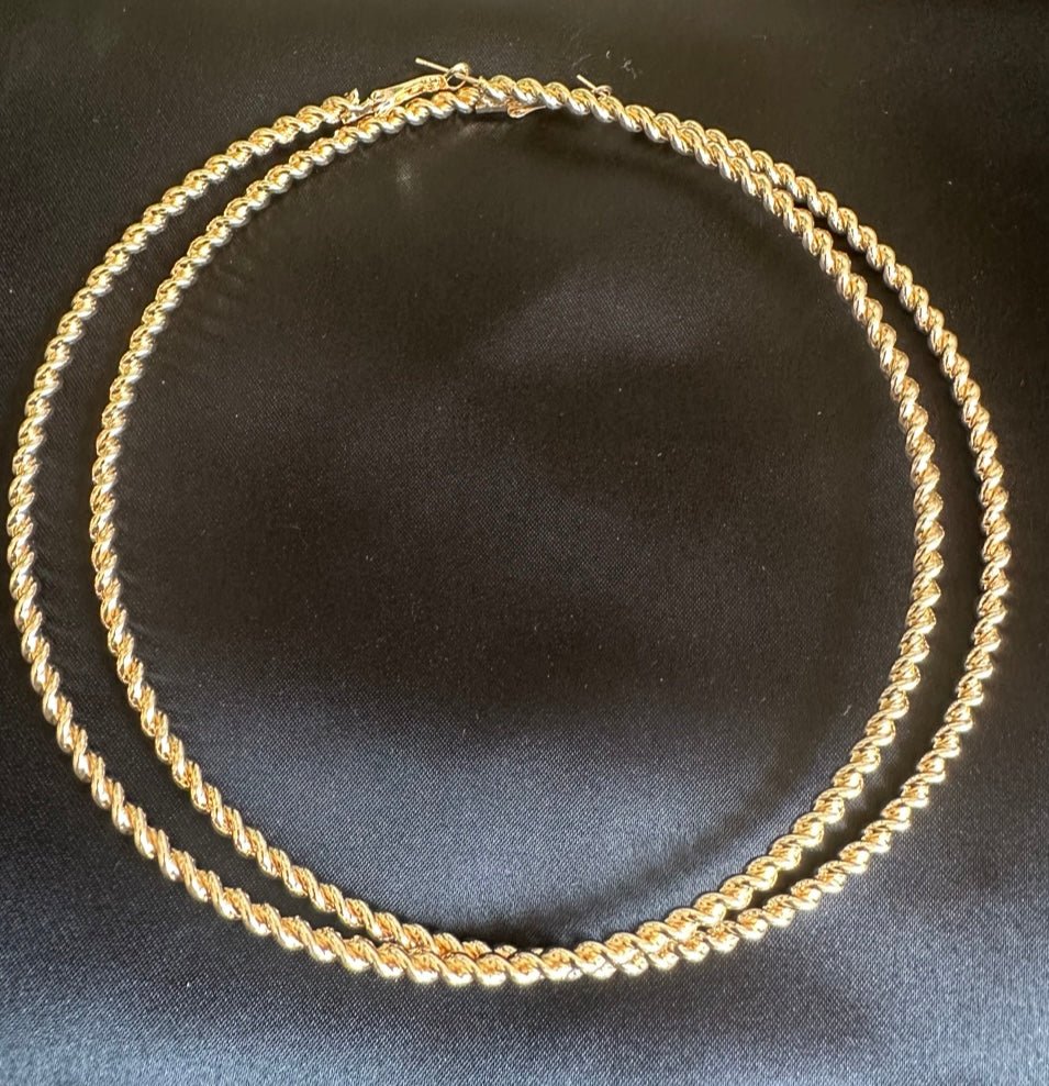 Big Oversized 12CM Chunky Round Statement Hoop Earrings - Fatisha Boutique