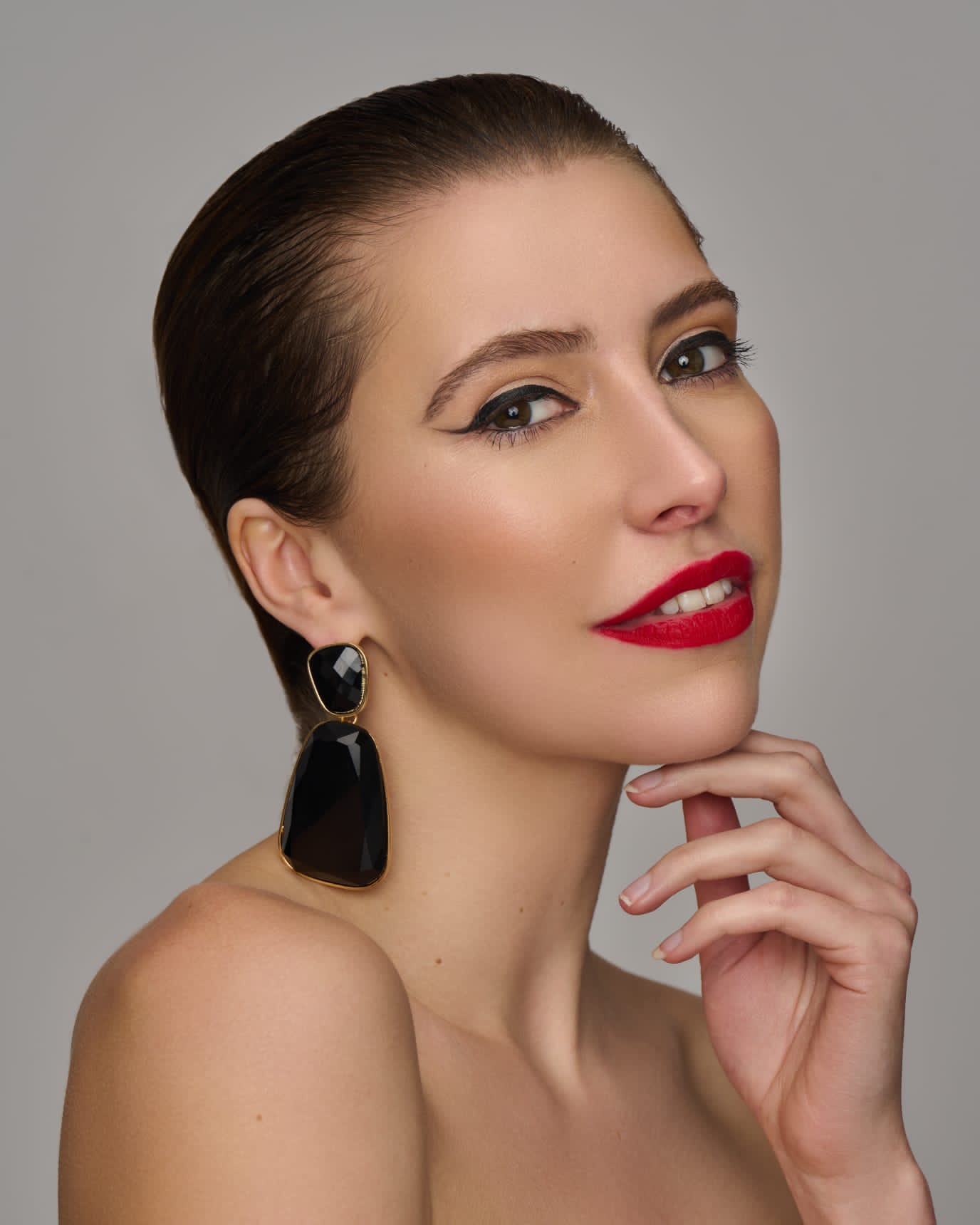 Bohemia Large Resin Dangle Stud Statement Earrings - Fatisha Boutique