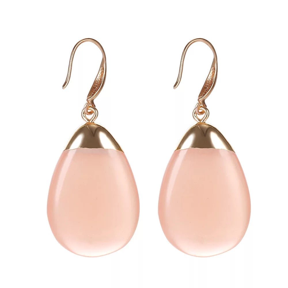 Bohemia Resin Teardrop Lightweight Everyday Dangle Earrings - Fatisha Boutique