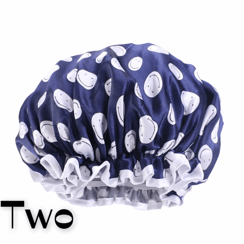 Children Luxury Satin Silk Doubled Layered Shower Bonnet Caps - Fatisha Boutique