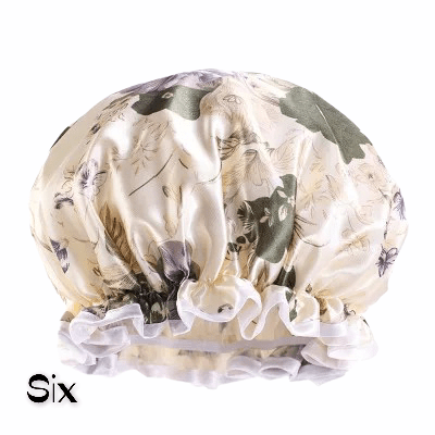Children Luxury Satin Silk Doubled Layered Shower Bonnet Caps - Fatisha Boutique
