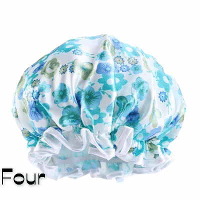 Children Luxury Satin Silk Doubled Layered Shower Bonnet Caps - Fatisha Boutique