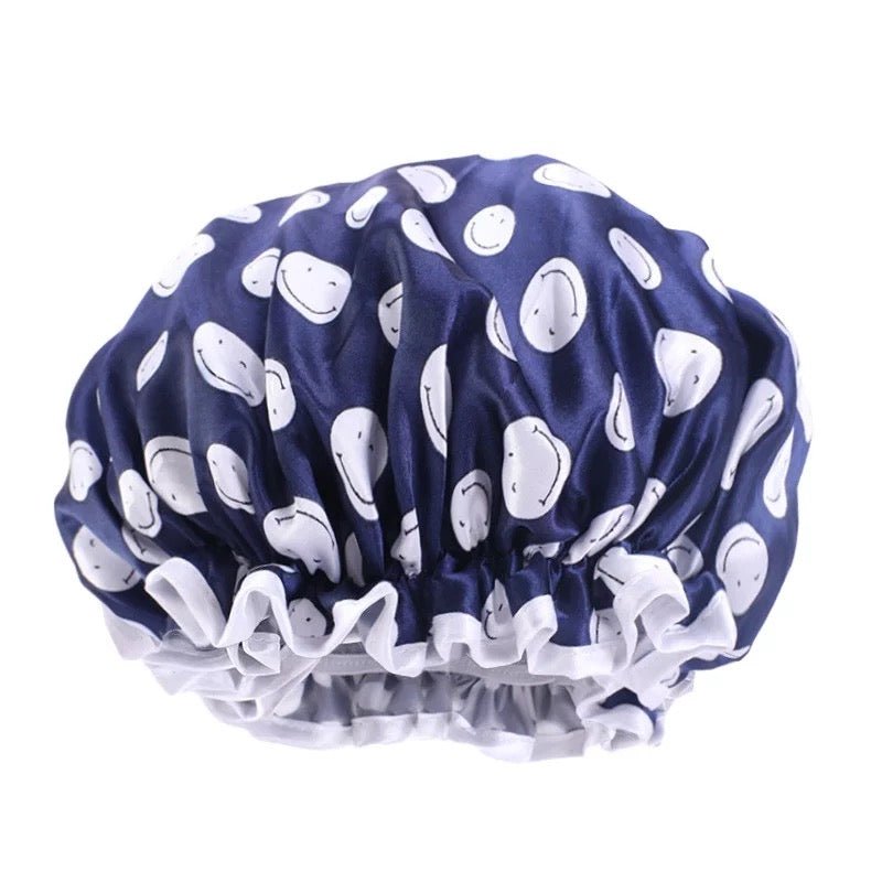 Children Luxury Satin Silk Doubled Layered Shower Bonnet Caps - Fatisha Boutique