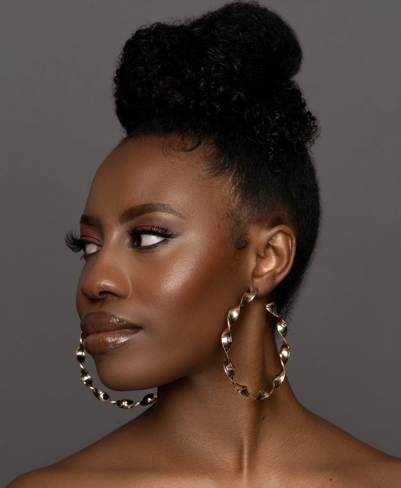 Chunky Statement Hoop Earrings - Fatisha Boutique
