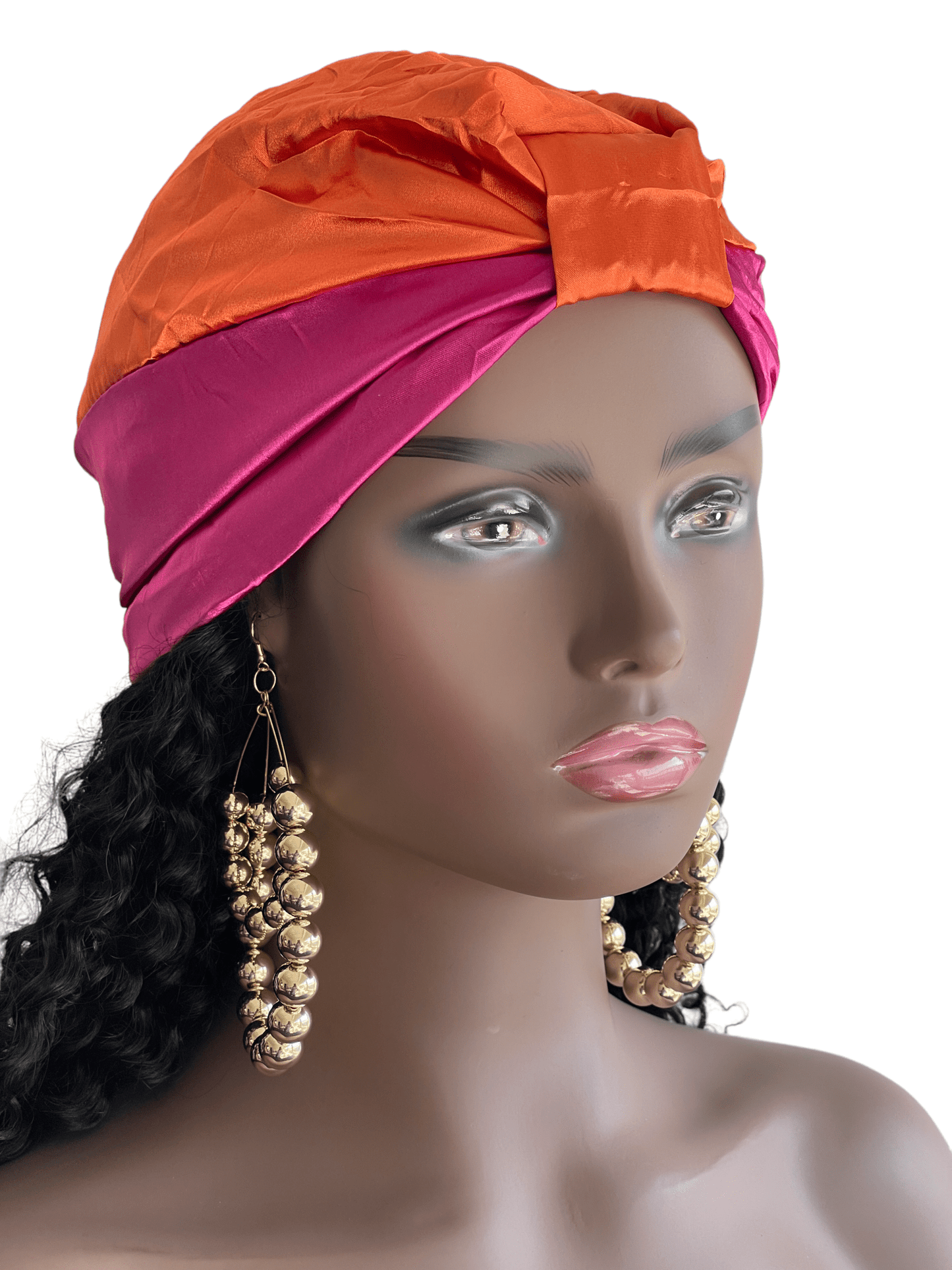 Double Layered Soft Satin Silk Ready to Wear Turban Caps - Fatisha Boutique