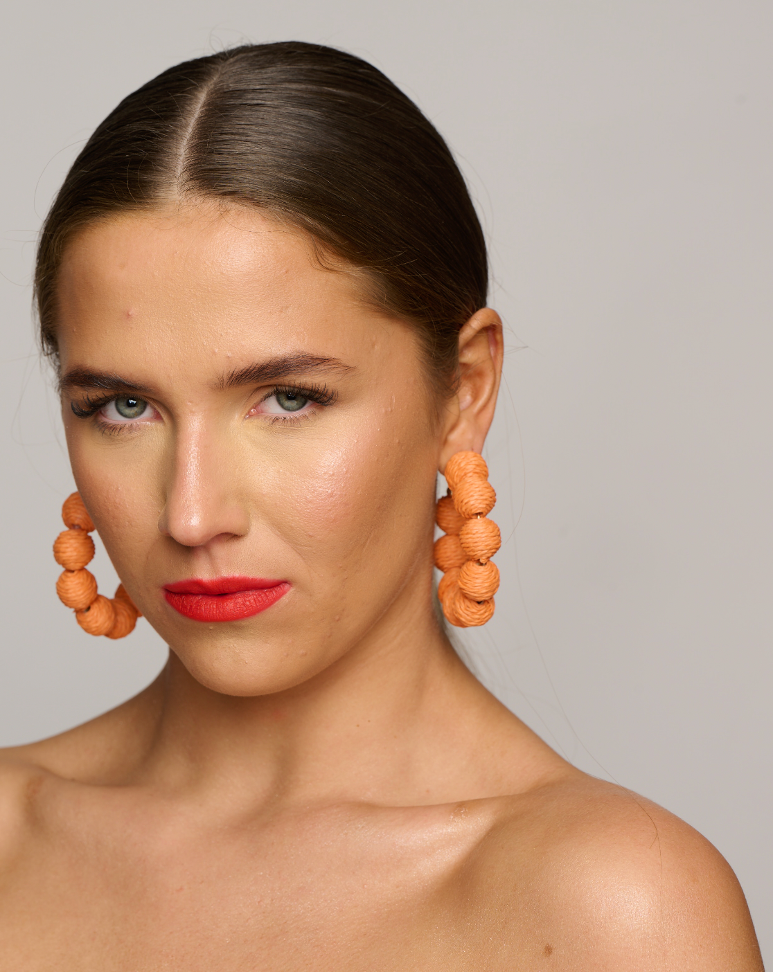 Bohemian Beaded Rattan Statement Earrings - Fatisha Boutique #