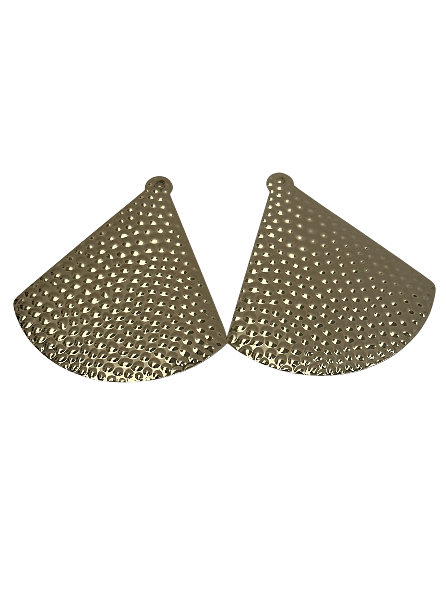 Elegant Oversizes Triangle Metal Statement Earrings - Fatisha Boutique