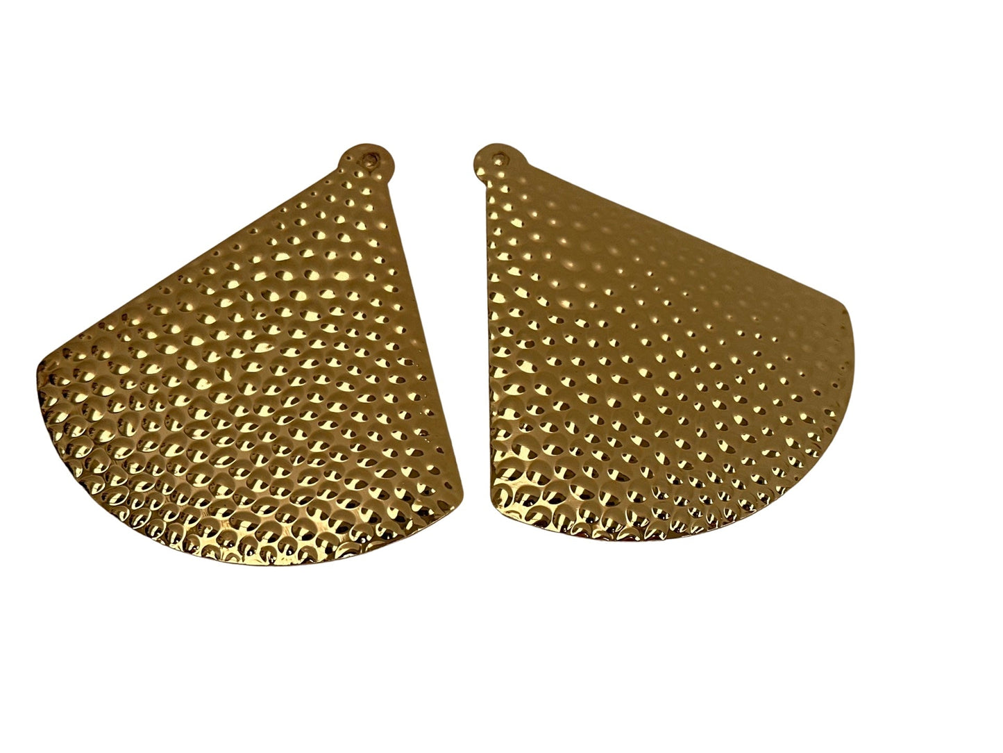 Elegant Oversizes Triangle Metal Statement Earrings - Fatisha Boutique