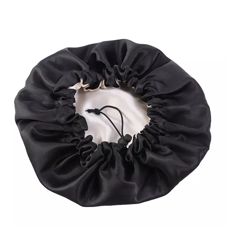 Kids Adjustable Double Layered Revisable Satin Silk Bonnet Caps - Fatisha Boutique