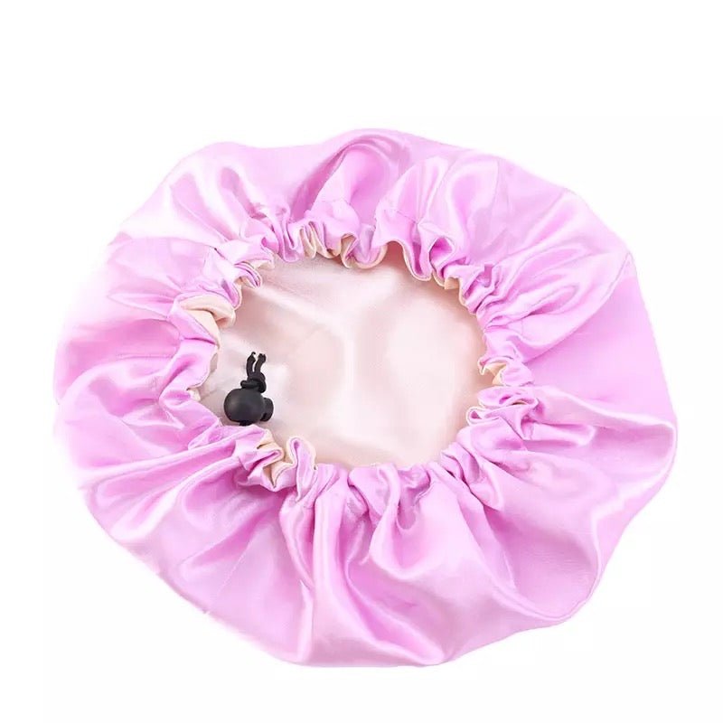 Kids Adjustable Double Layered Revisable Satin Silk Bonnet Caps - Fatisha Boutique