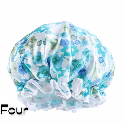 Kids Luxury Satin Silk Doubled Layered Shower Bonnet Caps - Fatisha Boutique
