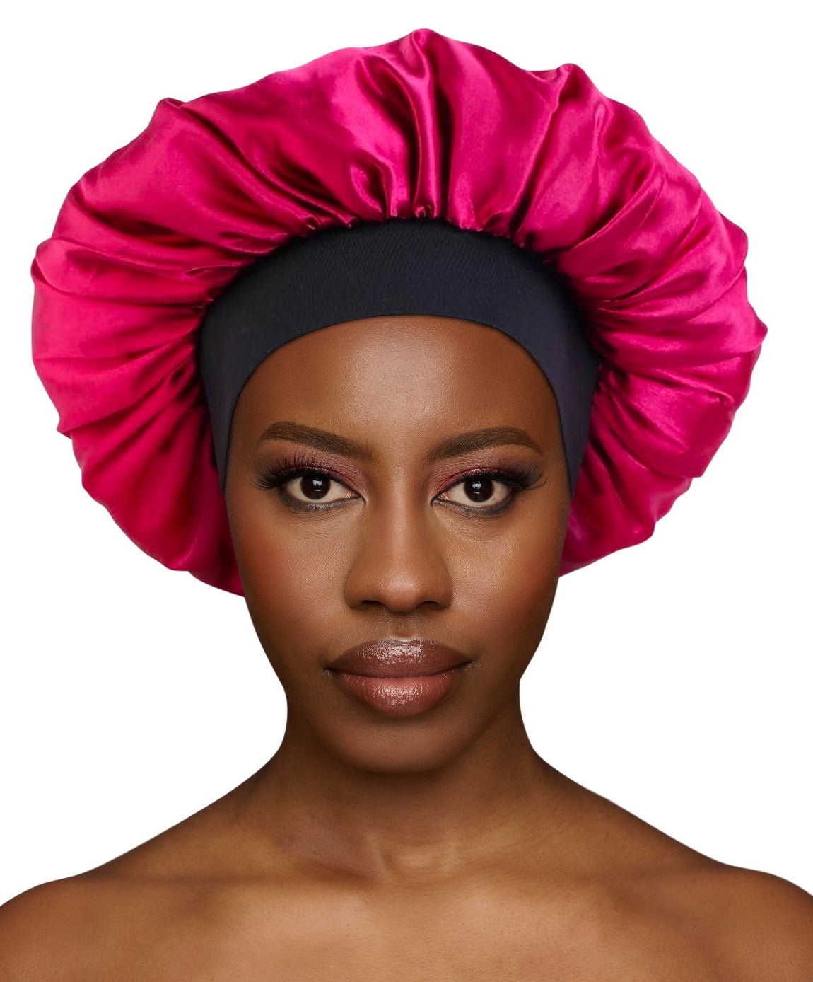 Large Adjustable Band Satin Silk Single Layered Luxury Stylish Bonnet Caps - Fatisha Boutique