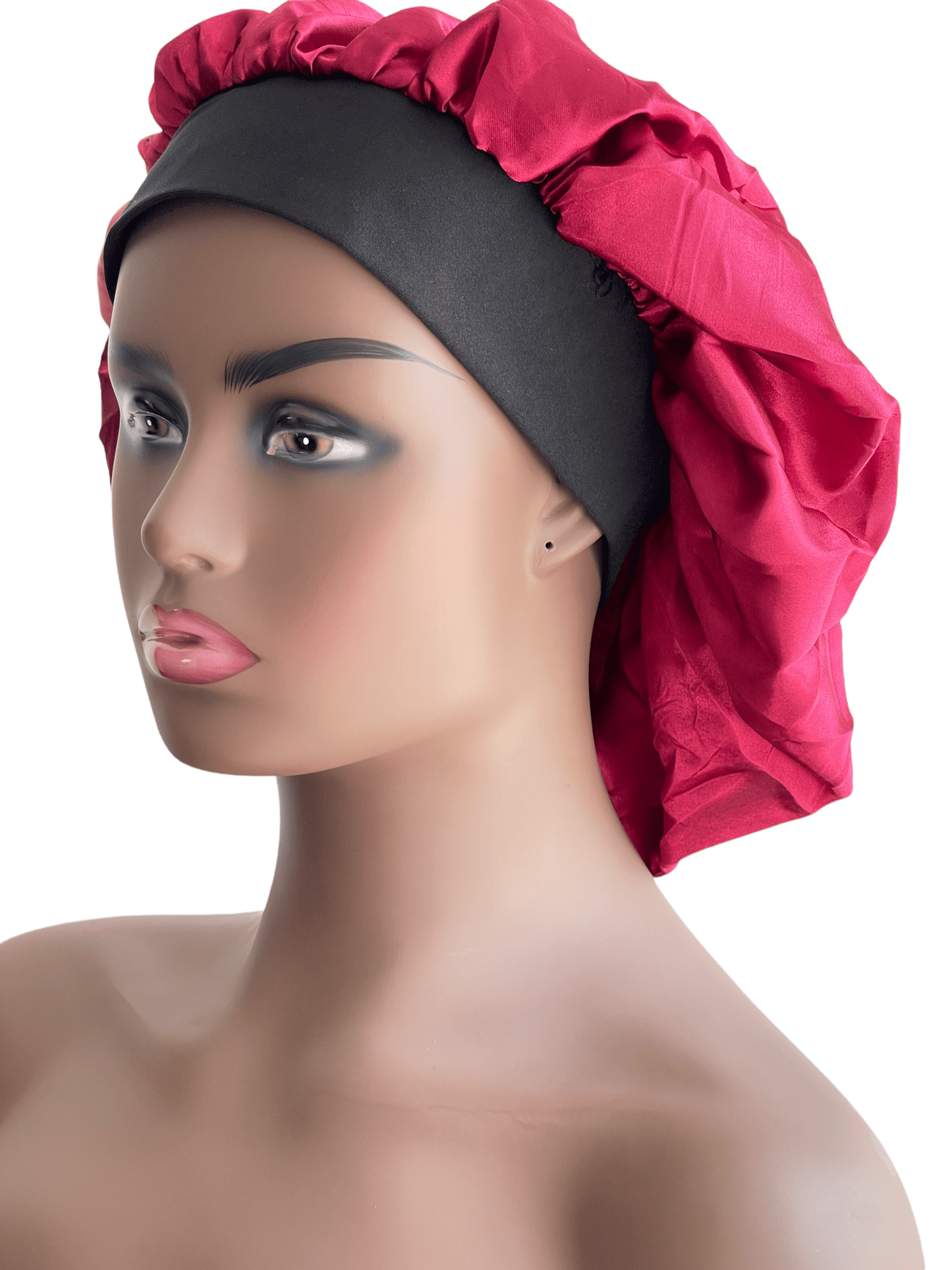 Large Adjustable Band Satin Silk Single Layered Luxury Stylish Bonnet Caps - Fatisha Boutique