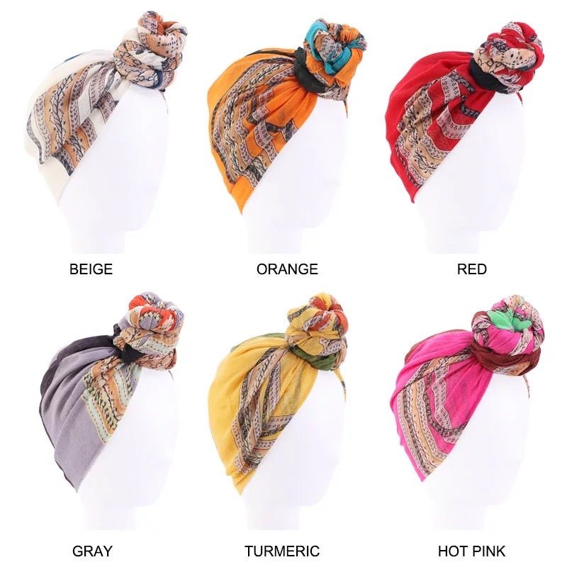 Lightweight Fabric Turban Headwraps - Fatisha Boutique