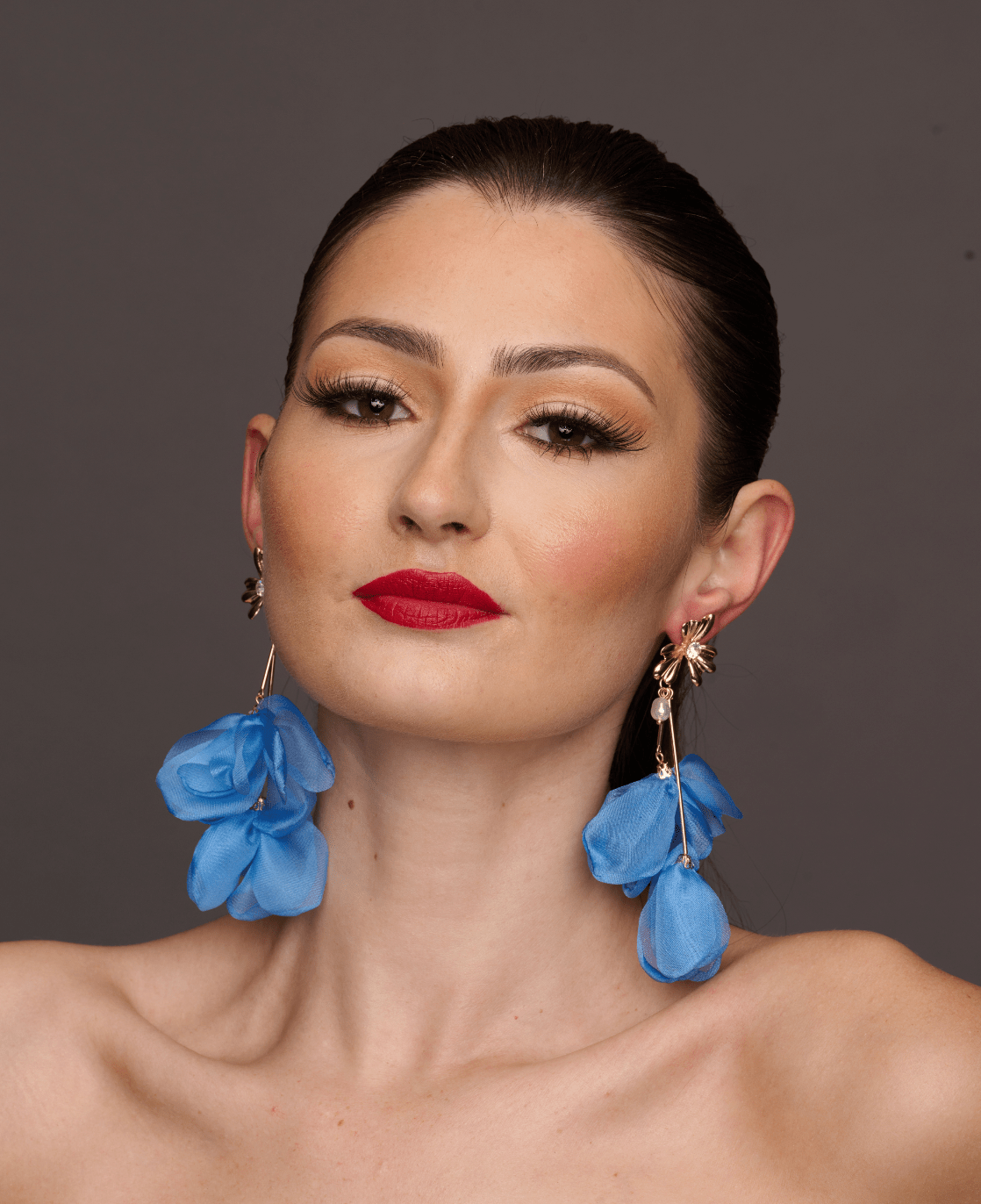 Long Bohemian Fringed Flower Tassel Stud Dangle Earrings - Fatisha Boutique