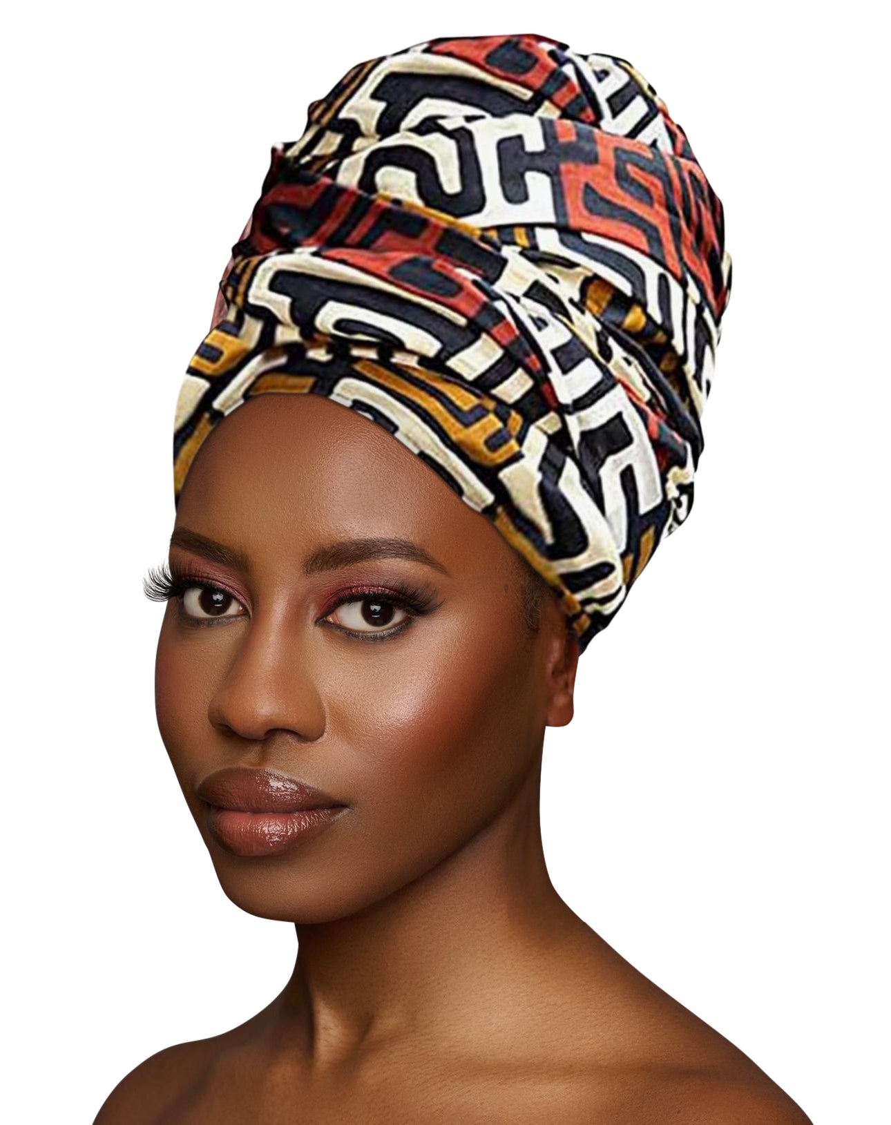 Long Stretch Soft Jersey Animal Print Knit Fabric Turban Head Wrap - Fatisha Boutique