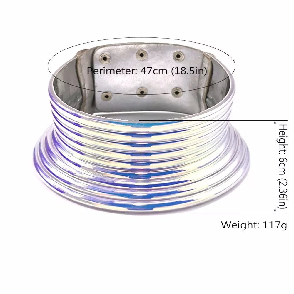 Ndebele Choker Necklace with One Cuff Sets - Fatisha Boutique