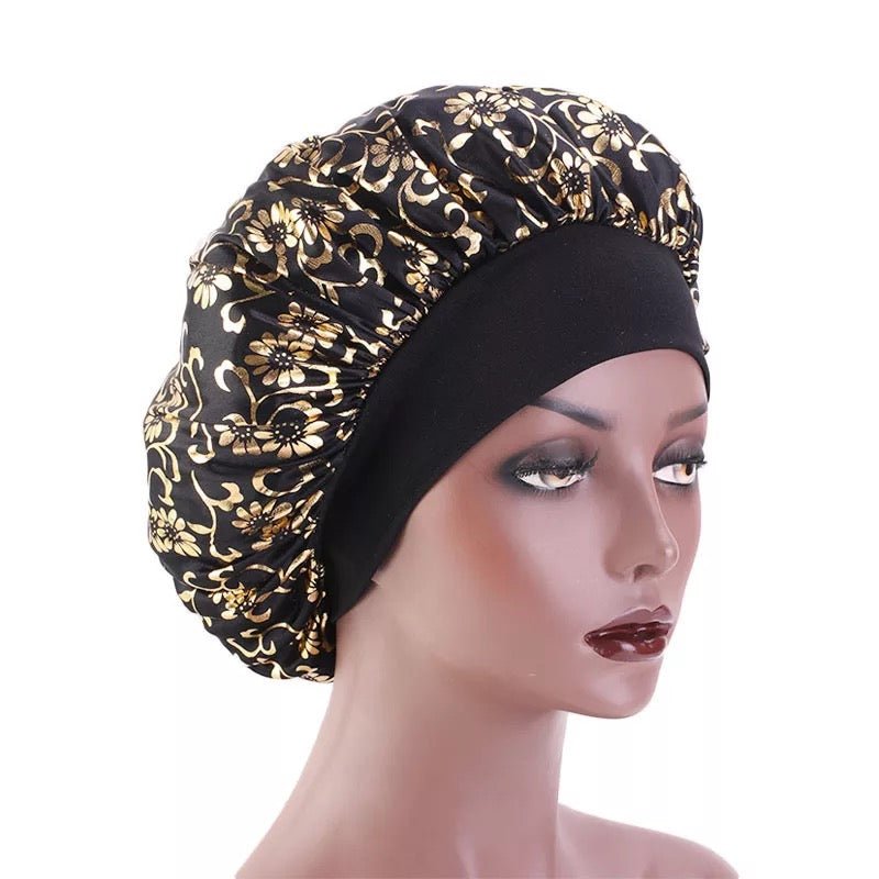 Wide Elastic Band Breathable Lightweight Single Layered Bonnet Caps - Fatisha Boutique