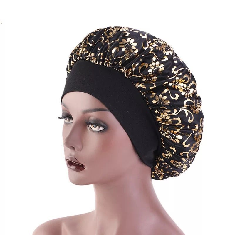 Wide Elastic Band Breathable Lightweight Single Layered Bonnet Caps - Fatisha Boutique