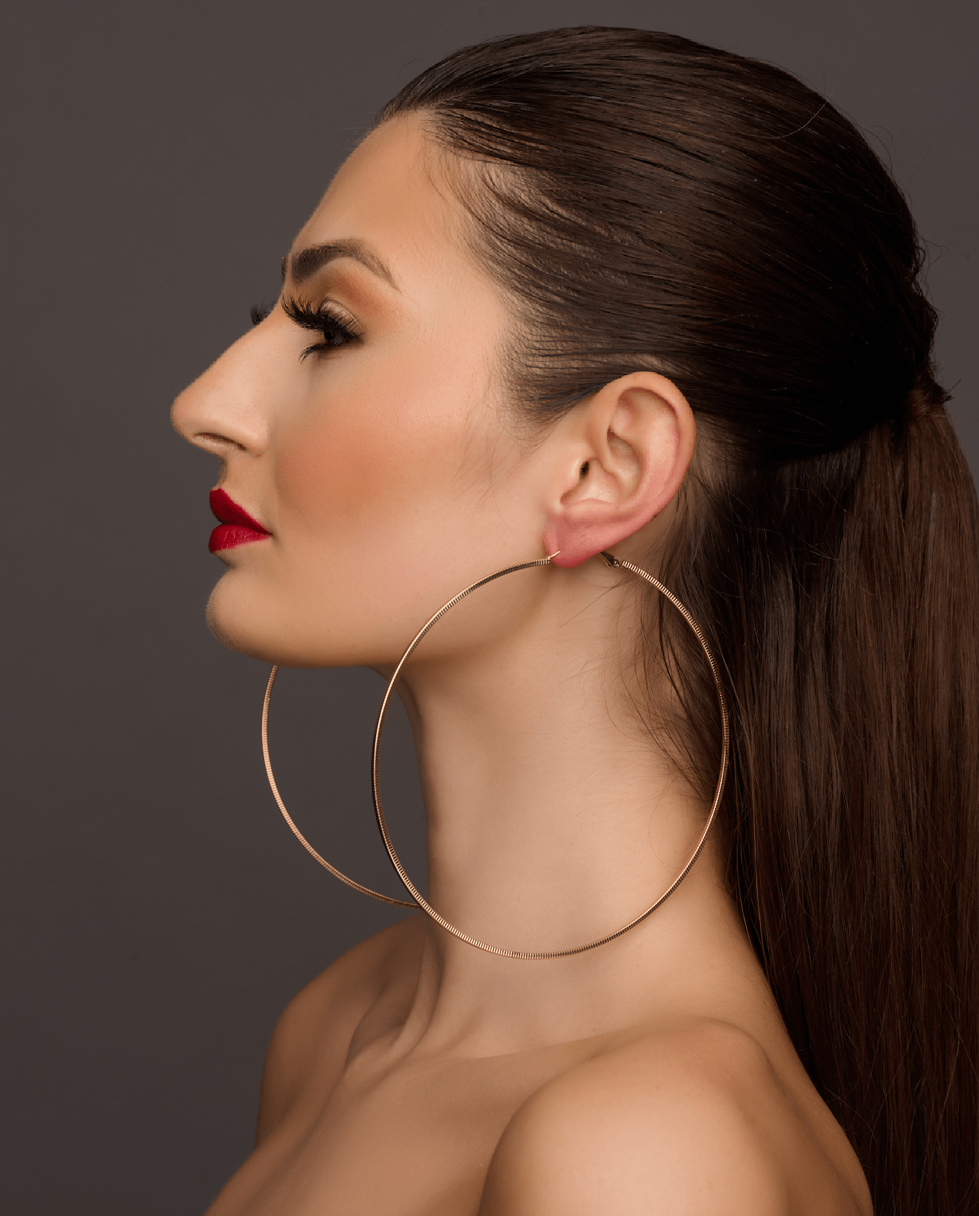 12CM Oversize Extra Large Statement Hoop Earrings - Fatisha Boutique