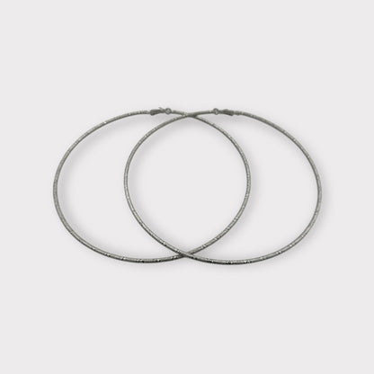 14CM Oversized Statement Hoop Earrings - Fatisha Boutique