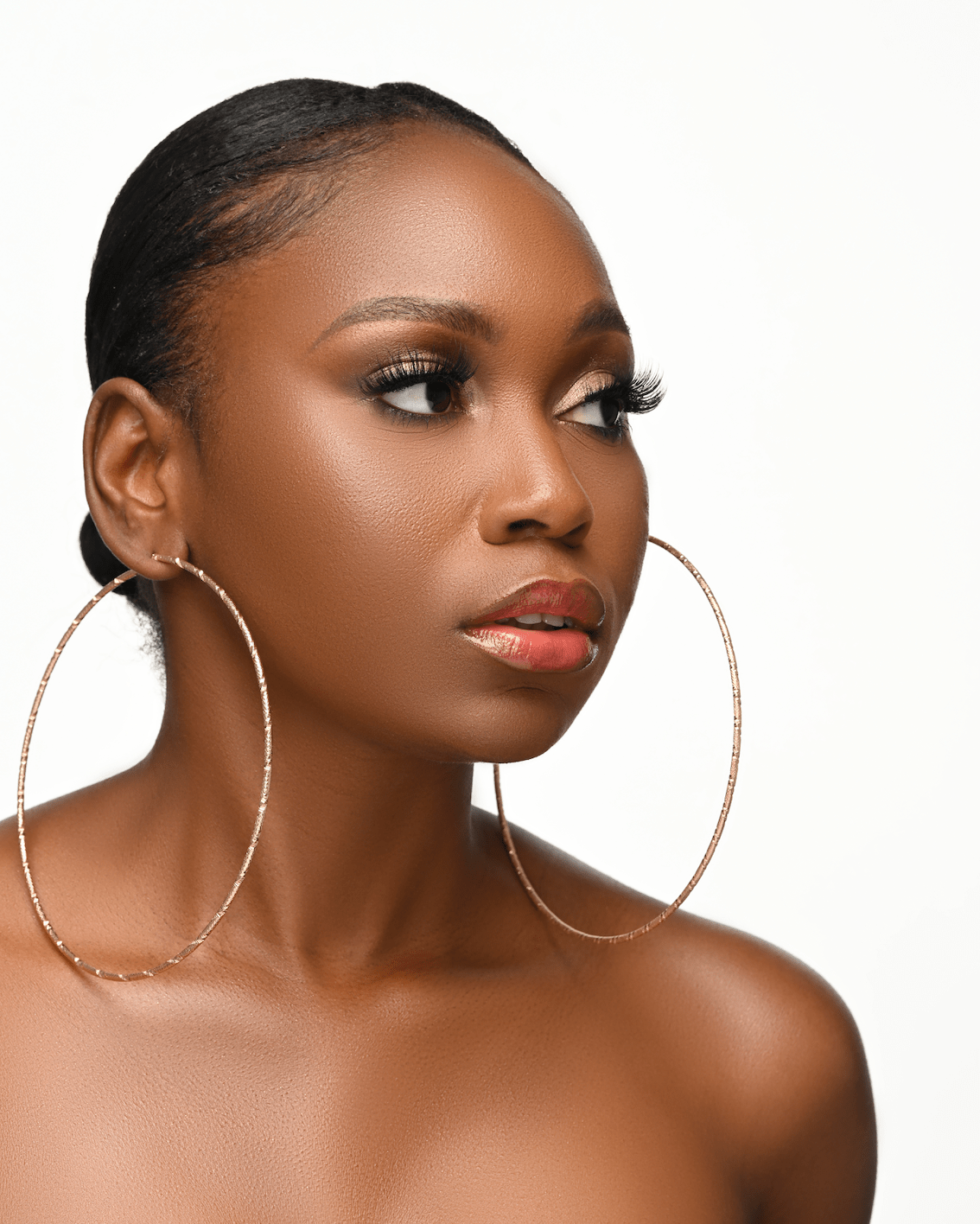 14CM Oversized Statement Hoop Earrings - Fatisha Boutique