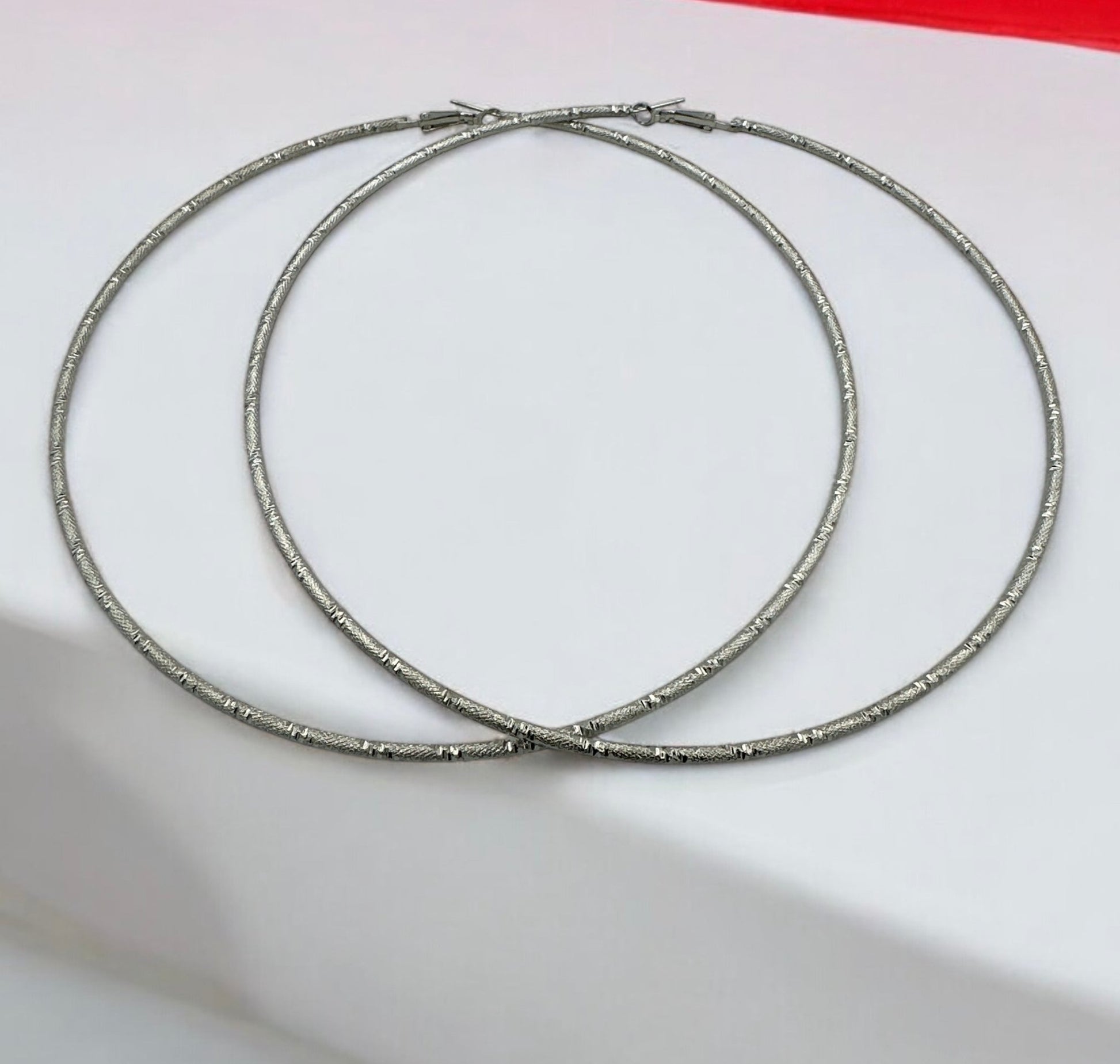 14CM Oversized Statement Hoop Earrings - Fatisha Boutique