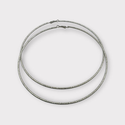 14CM Oversized Statement Hoop Earrings - Fatisha Boutique