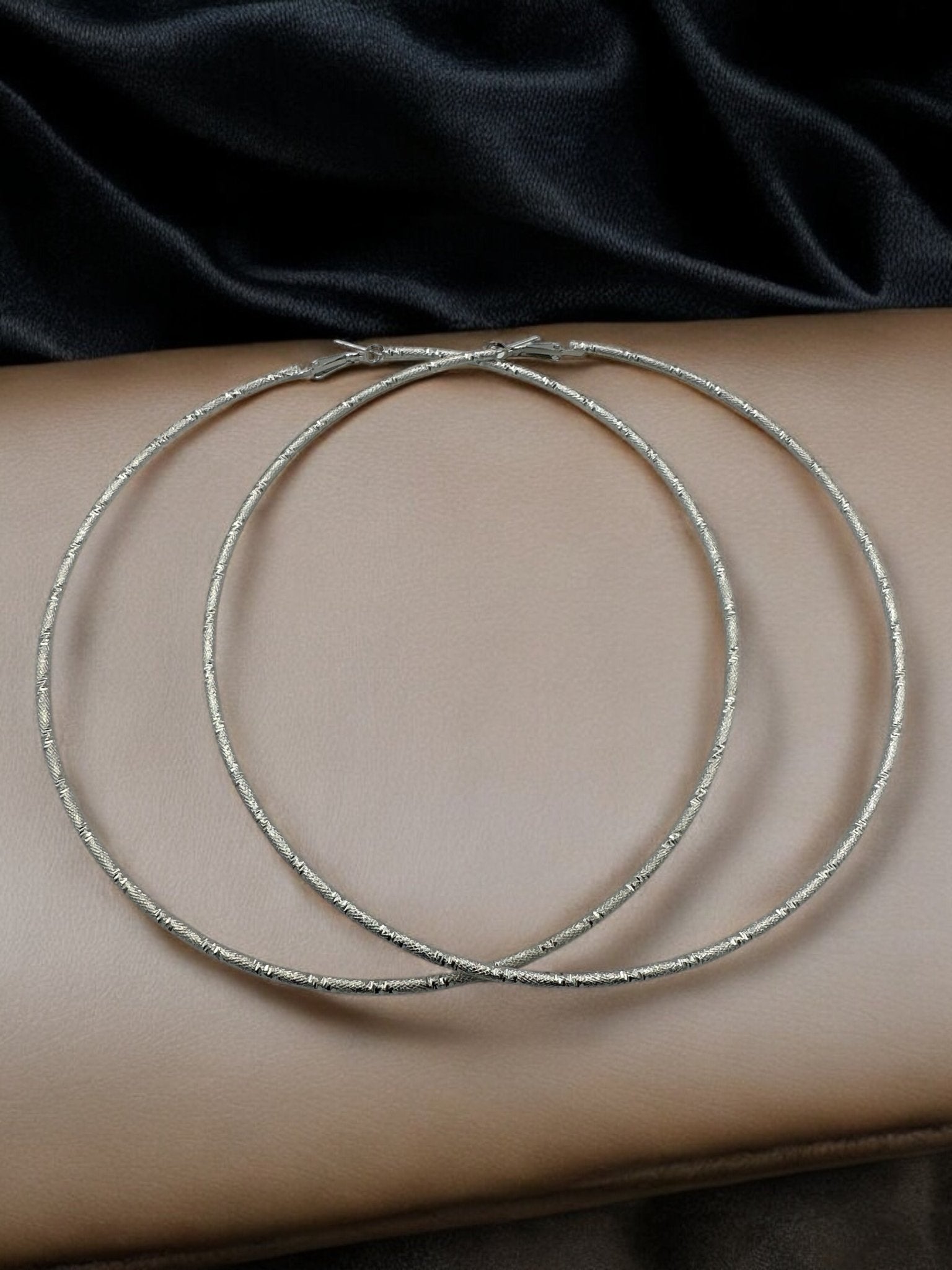 14CM Oversized Statement Hoop Earrings - Fatisha Boutique