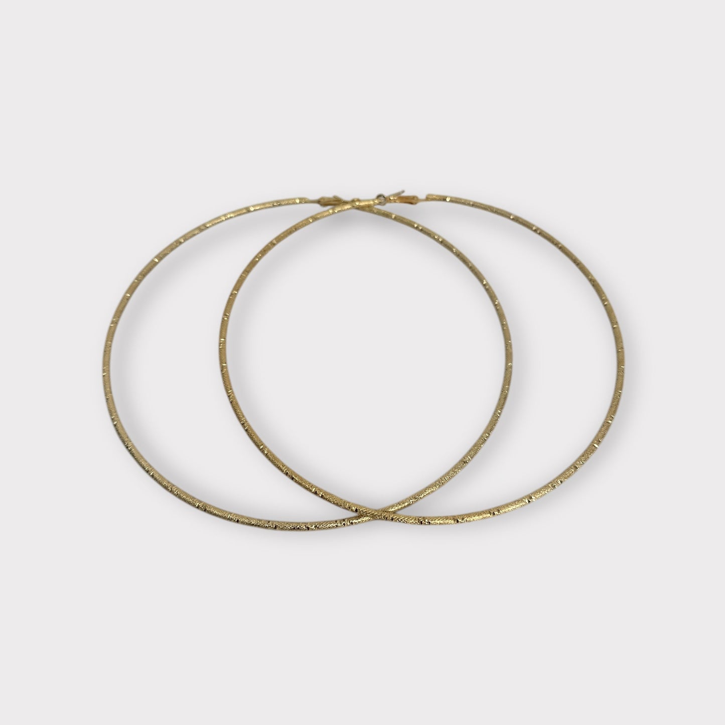 14CM Oversized Statement Hoop Earrings - Fatisha Boutique