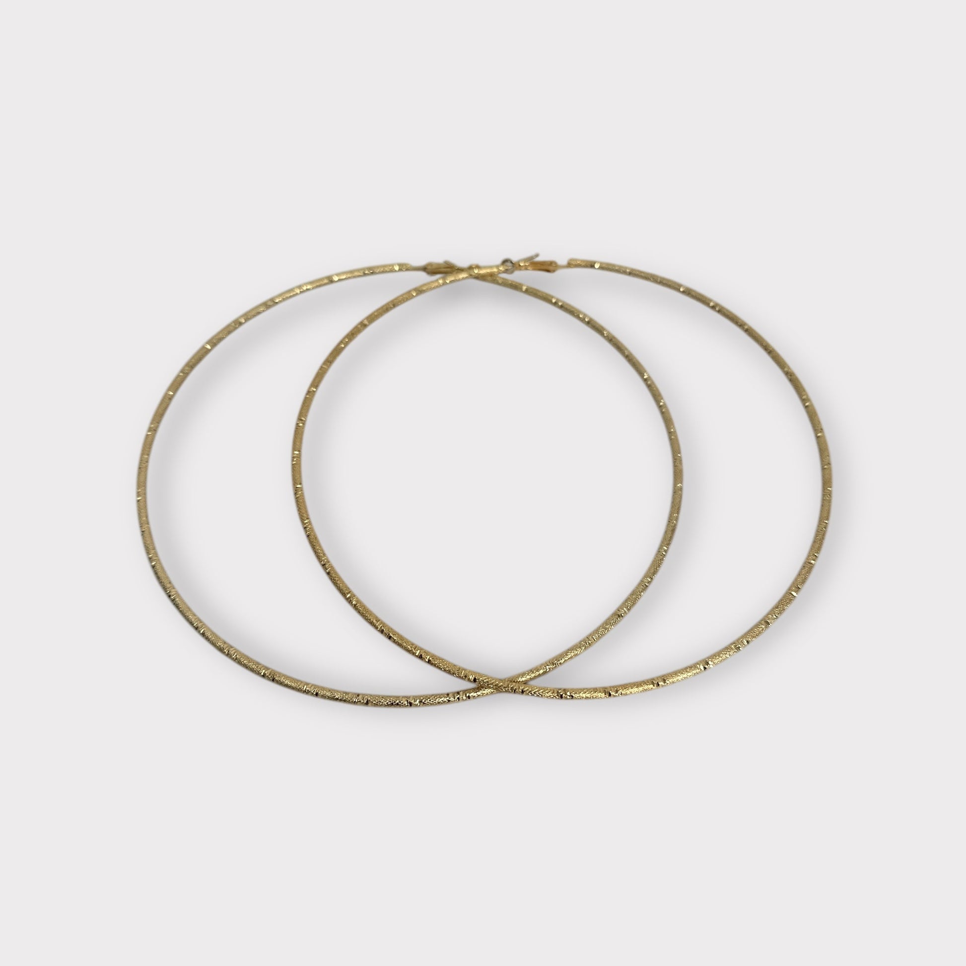 14CM Oversized Statement Hoop Earrings - Fatisha Boutique