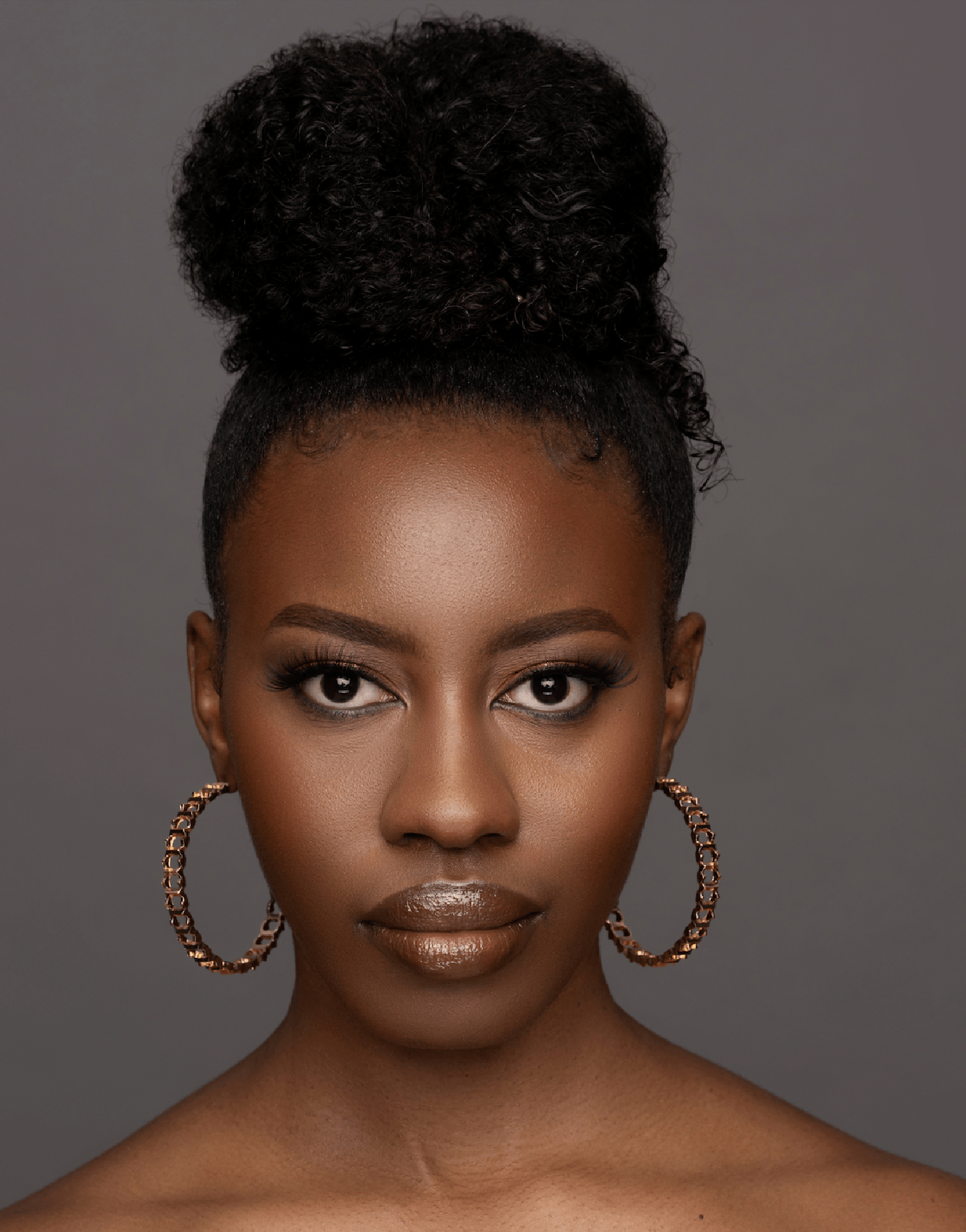 6CM Chunky Statement Hoop Earrings - Fatisha Boutique