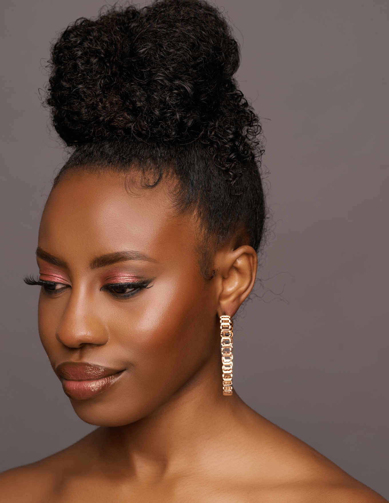 6CM Chunky Statement Hoop Earrings - Fatisha Boutique