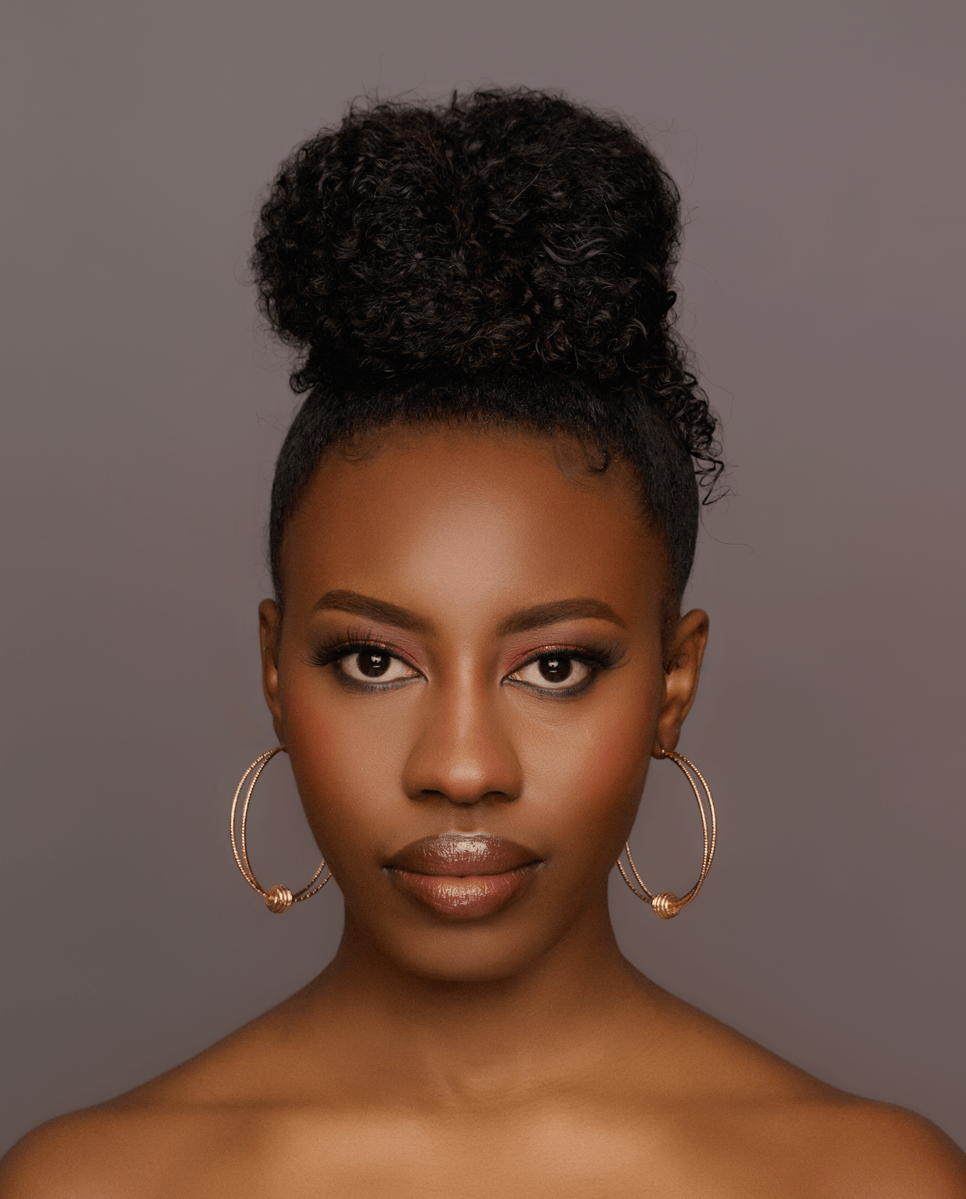 6CM Double Circles Statement Hoop Earrings - Fatisha Boutique