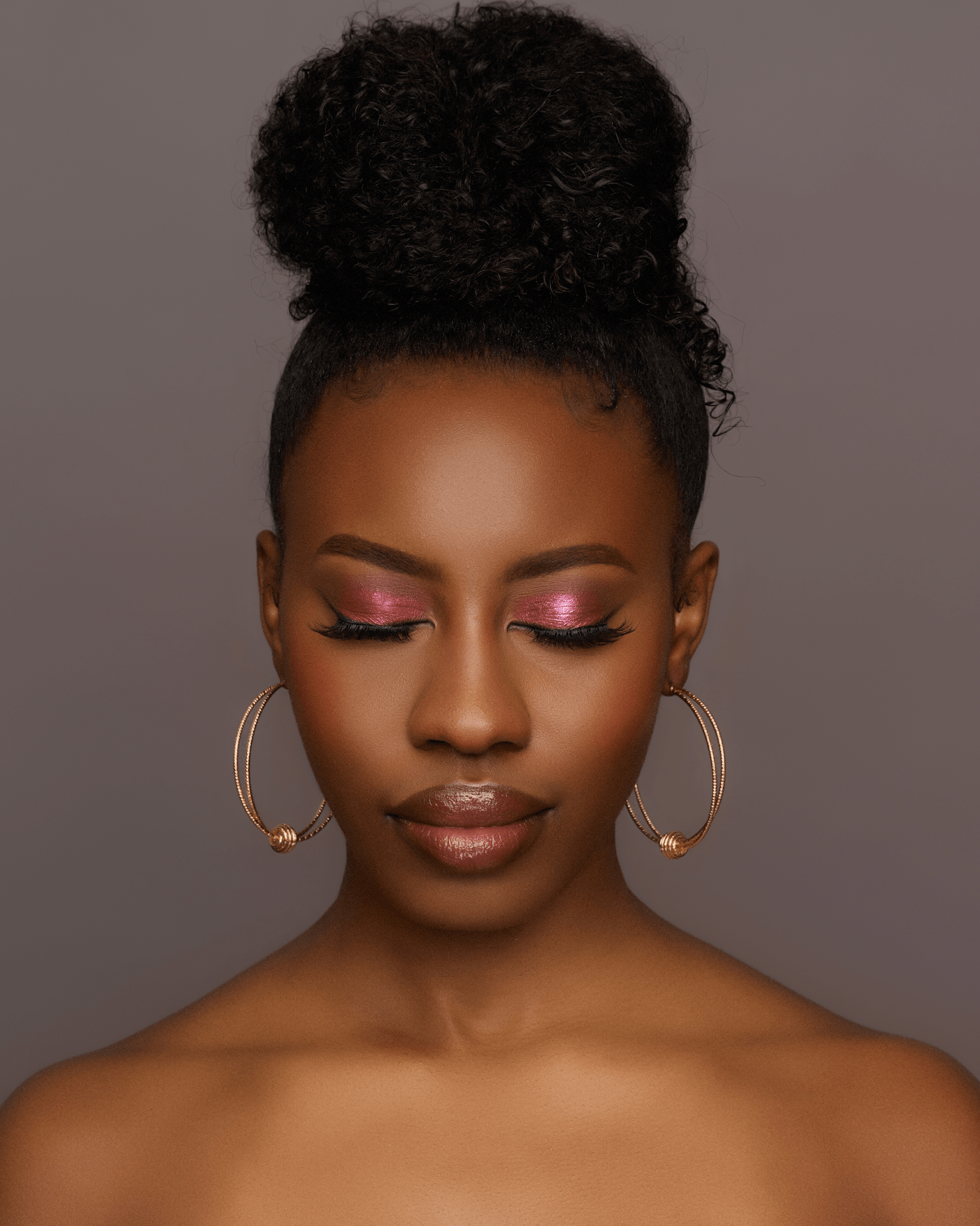 6CM Double Circles Statement Hoop Earrings - Fatisha Boutique