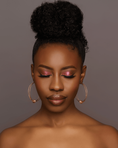 6CM Double Circles Statement Hoop Earrings - Fatisha Boutique