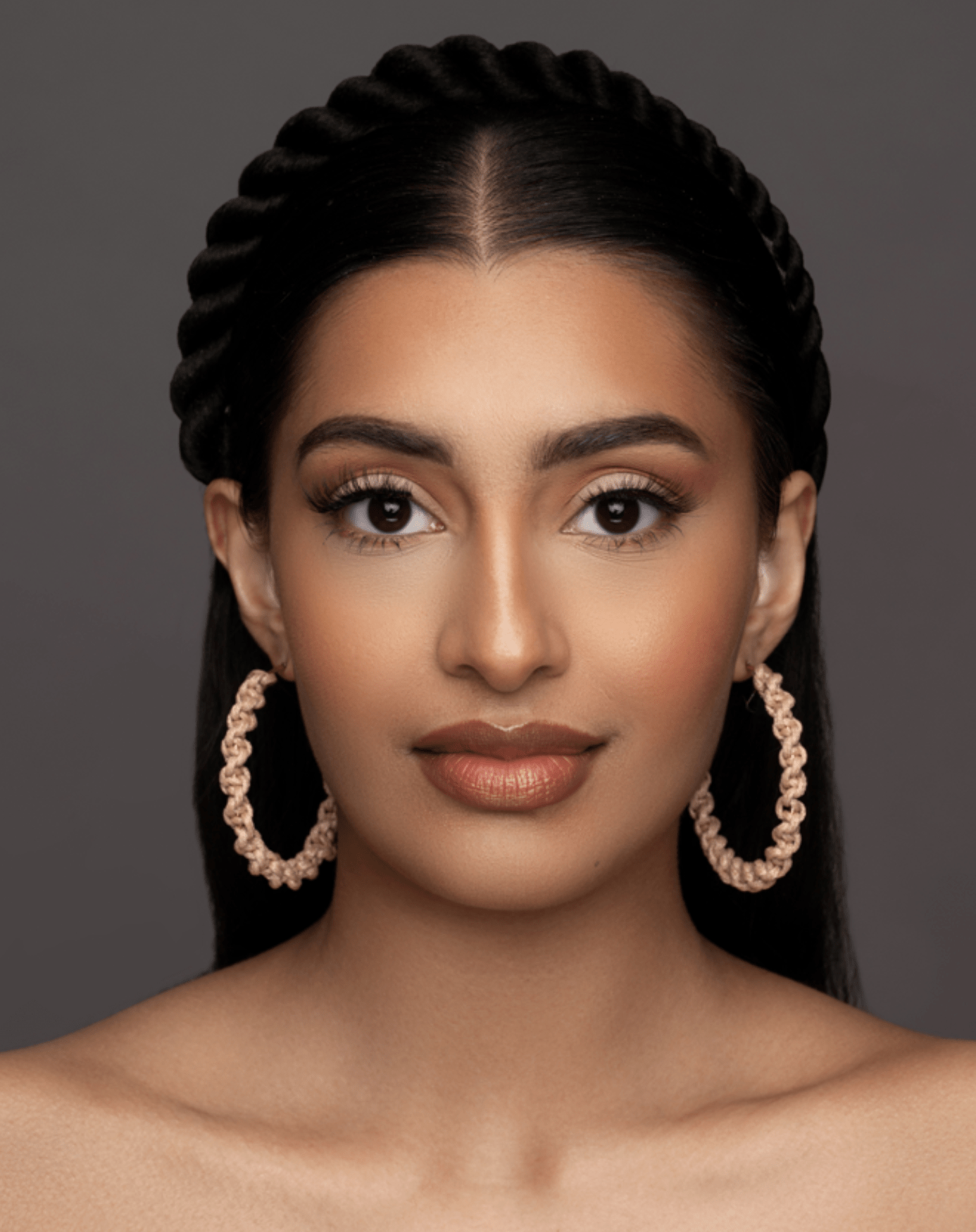 6CM Rafia Ethnic Hoop Earrings - Fatisha Boutique