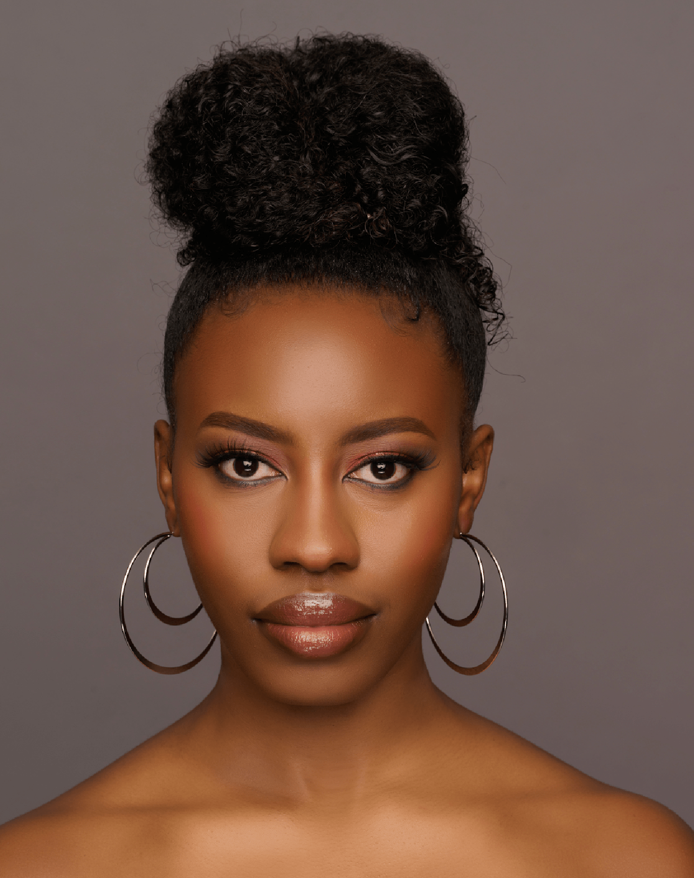 7CM Double Circles Statement Hoop Earrings - Fatisha Boutique