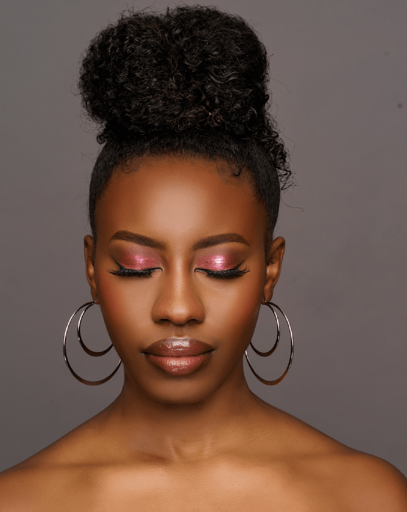 7CM Double Circles Statement Hoop Earrings - Fatisha Boutique