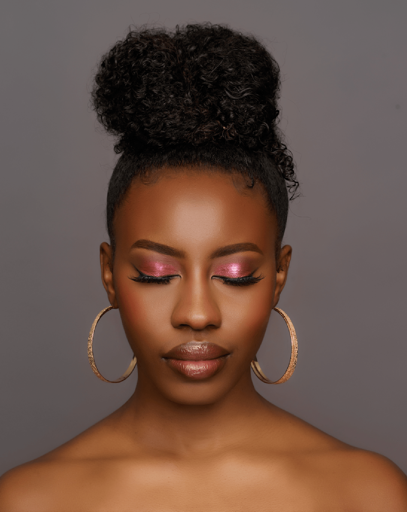 7CM Double Circles Statement Hoop Earrings - Fatisha Boutique
