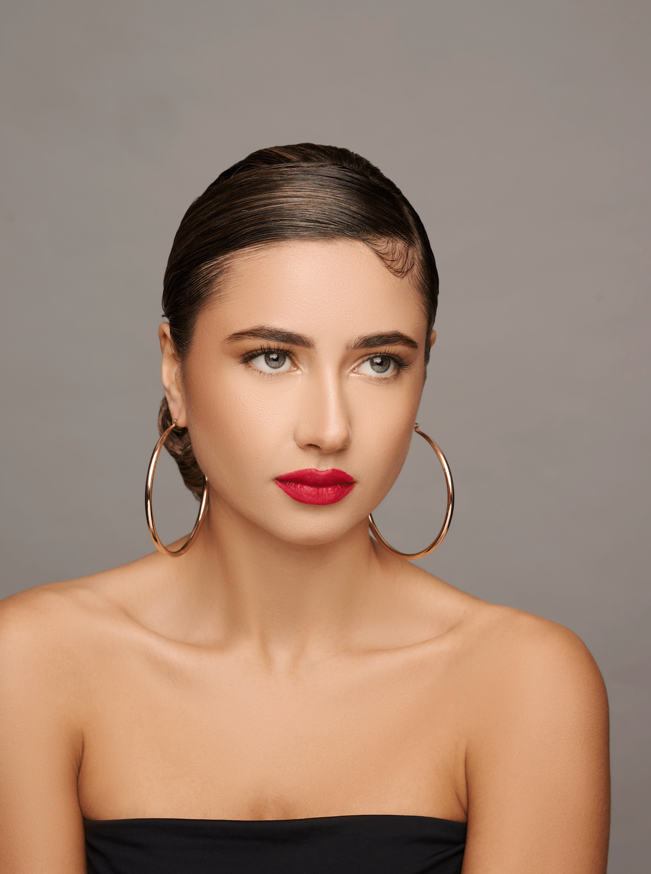 8CM Chunky Statement Hoop Earrings - Fatisha Boutique