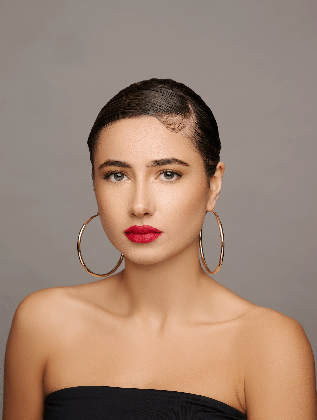 8CM Chunky Statement Hoop Earrings - Fatisha Boutique