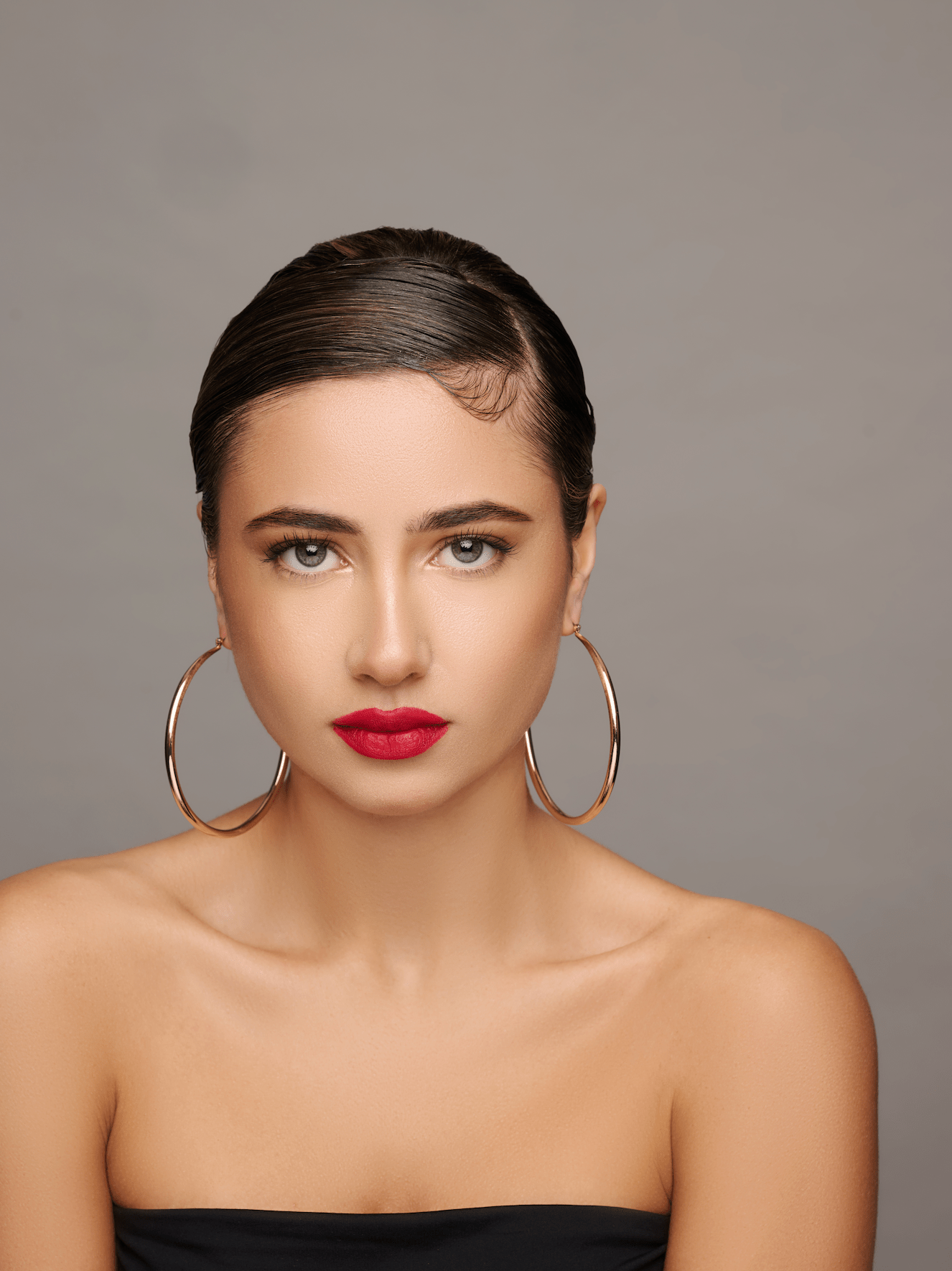 8CM Chunky Statement Hoop Earrings - Fatisha Boutique