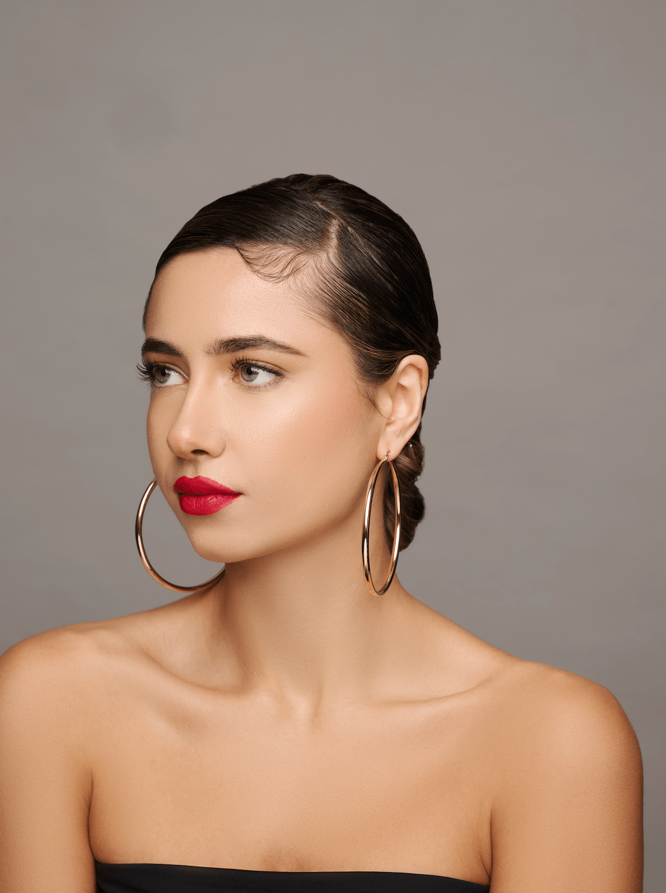 8CM Chunky Statement Hoop Earrings - Fatisha Boutique